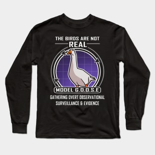 The birds are not real Long Sleeve T-Shirt